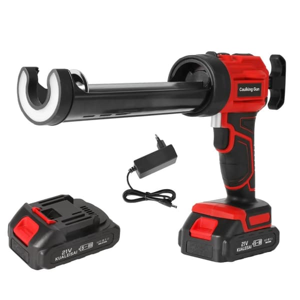 Sähkösilikonipistooli, 18V/20V Max Teho, 450 Lumenin LED-valo,1 Akun