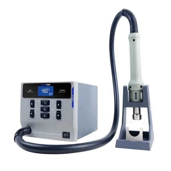 Håndholdt varmepistol, 1000W effekt, digitalt display, automatisk søgefunktion