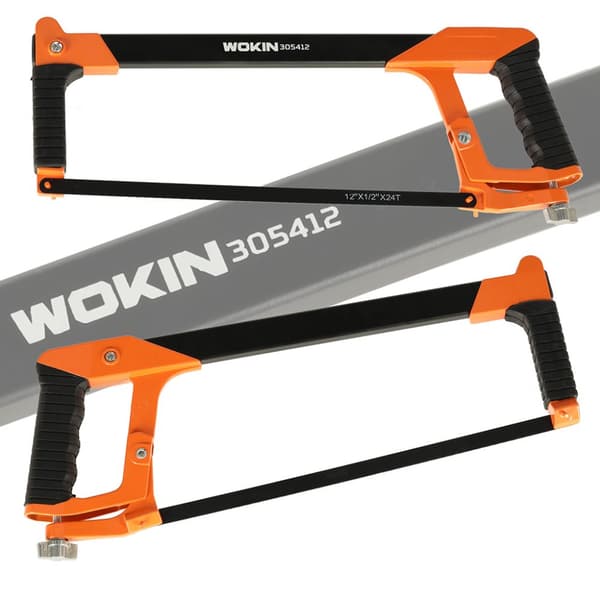 Håndsavbue metal båndsavklinge aluminium håndtag klingejustering 300 mm WOKIN