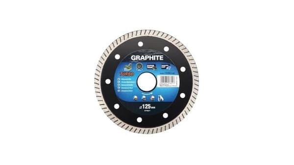 Grafit diamantskive 125x22x6.0x1.4mm Turbo Super Thin Mpa En13236