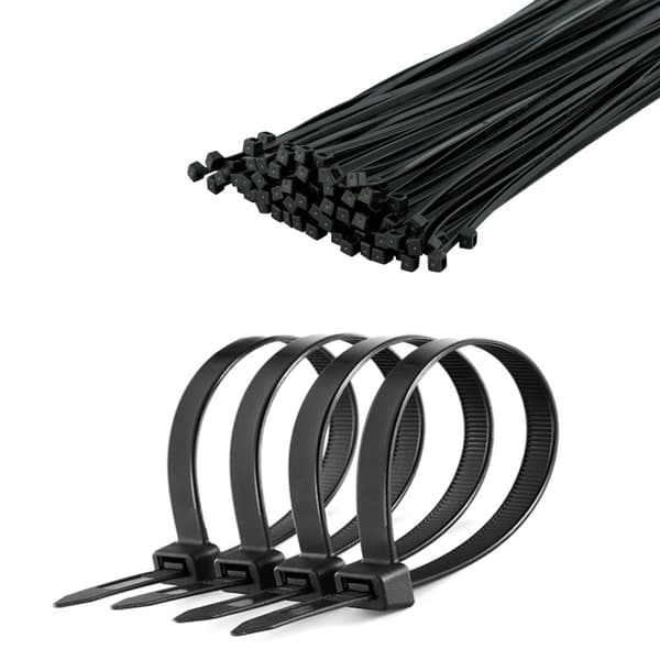 Nippuside 4,8 mm/30 cm musta Cabletech 50 kpl.