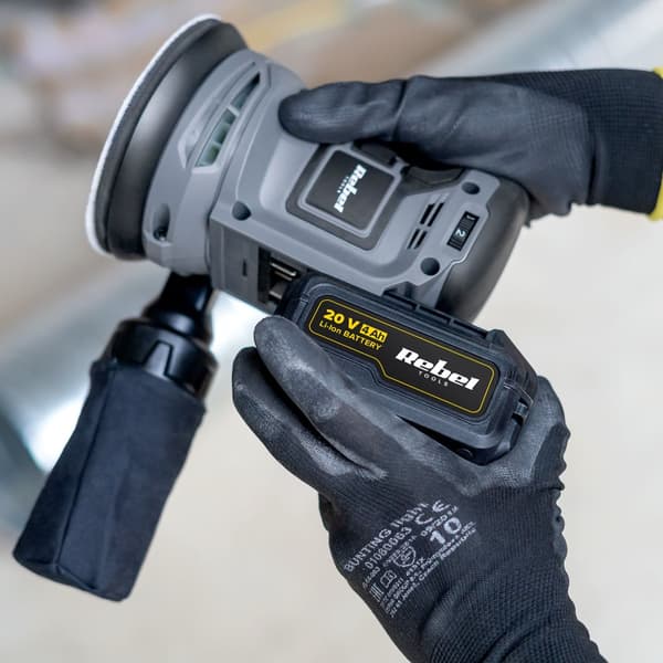 20V Trådløs Random Orbit Sander