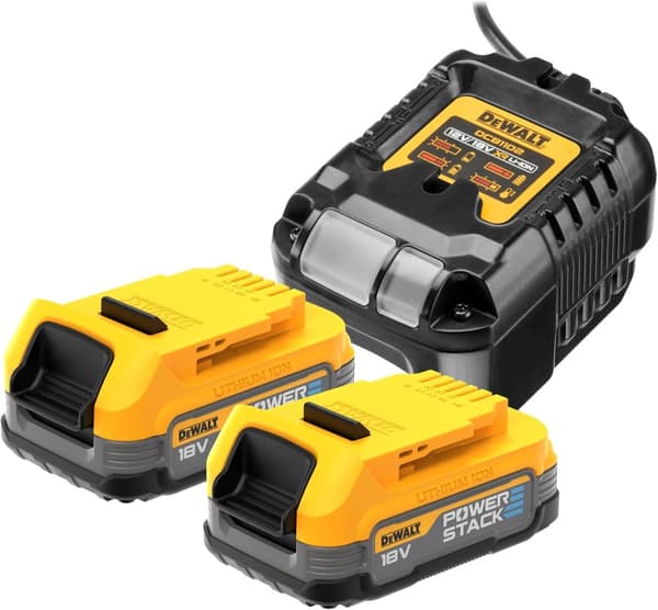 Dewalt DCB1102E2-QW Pack 2 Batteries Powerstack XR 18V  1.7Ah Li-Ion