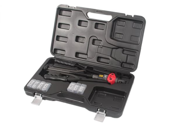 Spaknitare för nitmuttrar, set M3 - M12, 440 mm