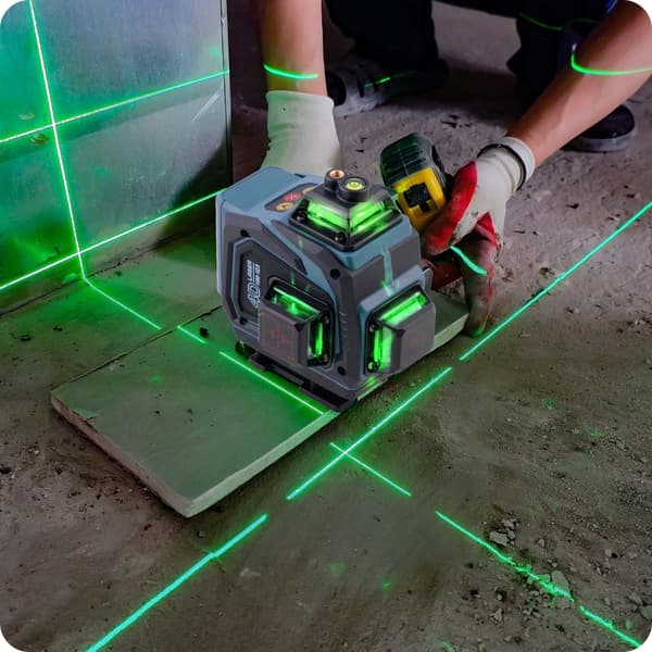 Humberg HM-170 Cross Line Laser i fodral + tillbehör