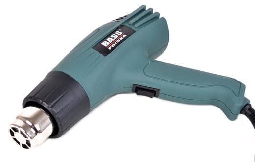 Varmepistol til plast med dyser, 2000 W
