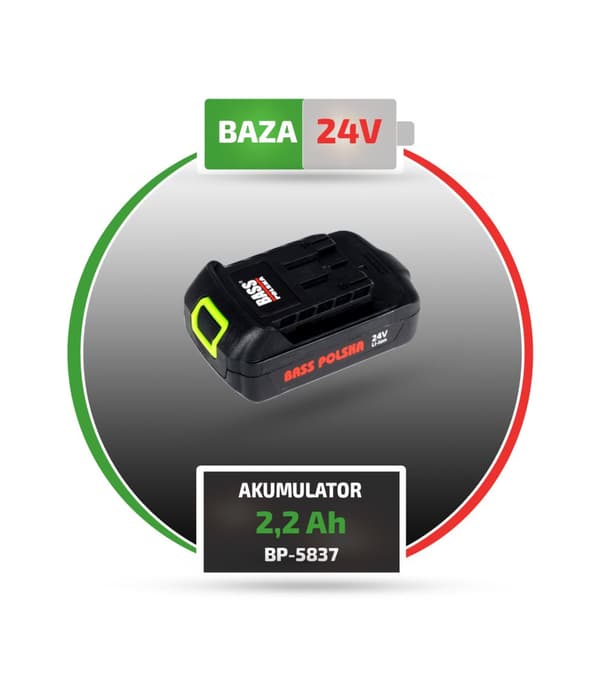 2,2 Ah batteri för 24 V verktyg