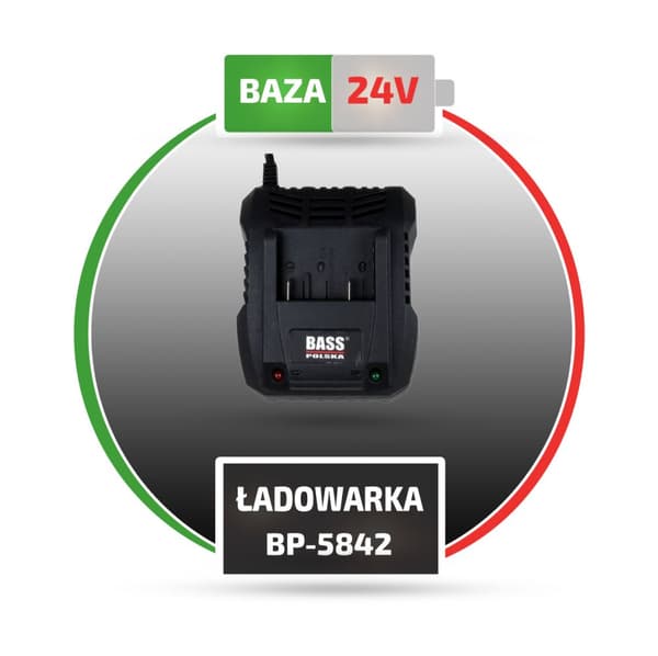 Verktygsbatteriladdare 24 V, Li-Ion, 1,8 A