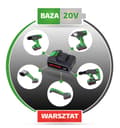 Miniatyrbillede 7 af 7: Akku skruetrækker 20V, Li-Ion, 30Nm, uden batteri