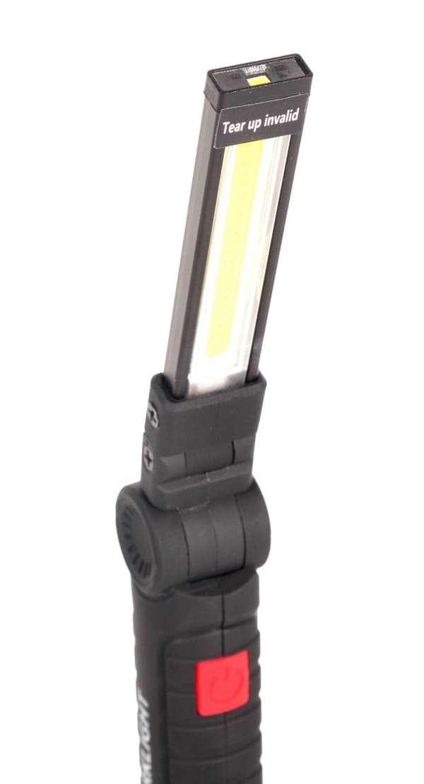 LED COB ladattava työpajavalaisin, 900 lm, taskulampulla, pieni