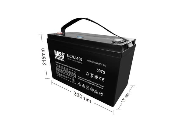 AGM VRLA 100Ah BASS POLSKA akku