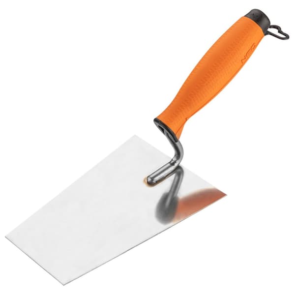 Puolisuunnikkaan muotoinen stukkolasti, 160 mm, bi-materiaalikahva