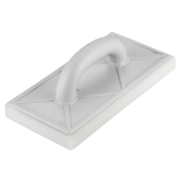 Murslev med tät svamp 25 mm, 280 x 140 mm, plasthandtag