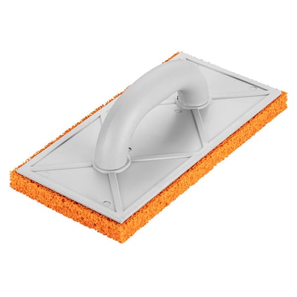 Spartel med gummisvamp 18 mm, 280 x 140 mm, plasthåndtag