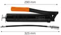 Pikkukuva 2 / 7: 400cc:n vipurasvapistooli 8 x 300 mm letkulla (10000 Psi)