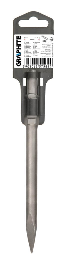 Sekskantet bit 30 mm, 30 x 400 mm