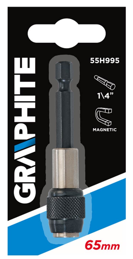 Magnetisk, vipbar skruetrækker bitholder