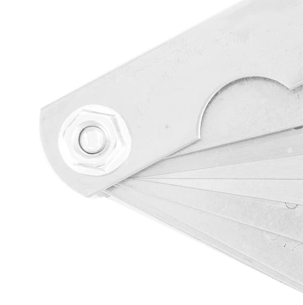 Følemåler 26 klinger (0,04 - 0,63 mm) 65MN/rustfrit stål