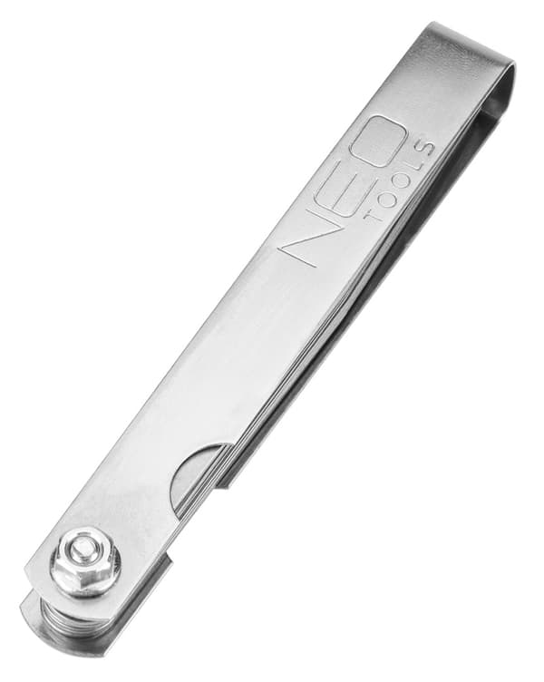 Følemåler 26 klinger (0,04 - 0,63 mm) 65MN/rustfrit stål