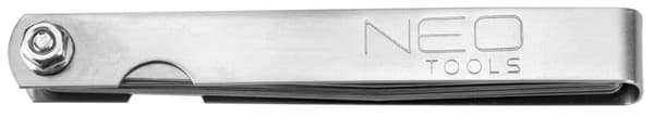 Følemåler 26 klinger (0,04 - 0,63 mm) 65MN/rustfrit stål