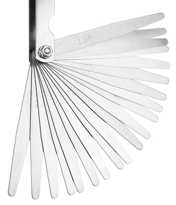 Rahtimitta 20 terää (0,05 - 1,0 mm) 65MN / ruostumaton teräs