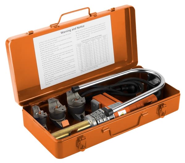 Plastrørsvejser 700W, 3 muffer