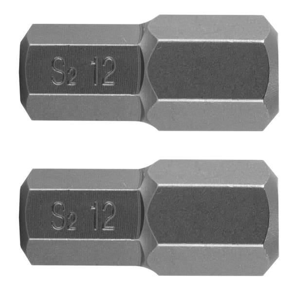 HEX spids 12 x 30 mm, S2 x 2 stk.