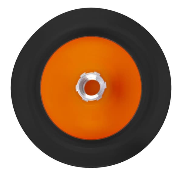 125 mm kiinnitysteline 130 x 150 mm kiillotustyynyille, tarranauhalla