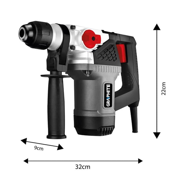 SDS+ 900W slaghammer, etui