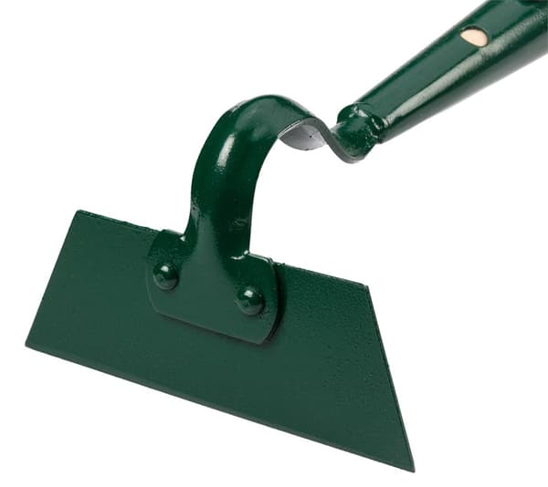 Trapetsformad hacka 14 cm träskaft