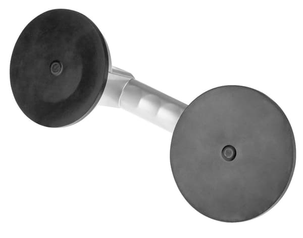 Aluminium glas sugekop, dobbelt, 100 kg