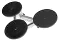 Miniatyrbillede 3 af 5: Aluminium tredobbelt glas sugekop, 150 kg
