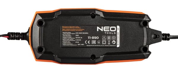 Automaattilaturi 2A/35W, 4-60Ah, happo/AGM/GEEL-akuille