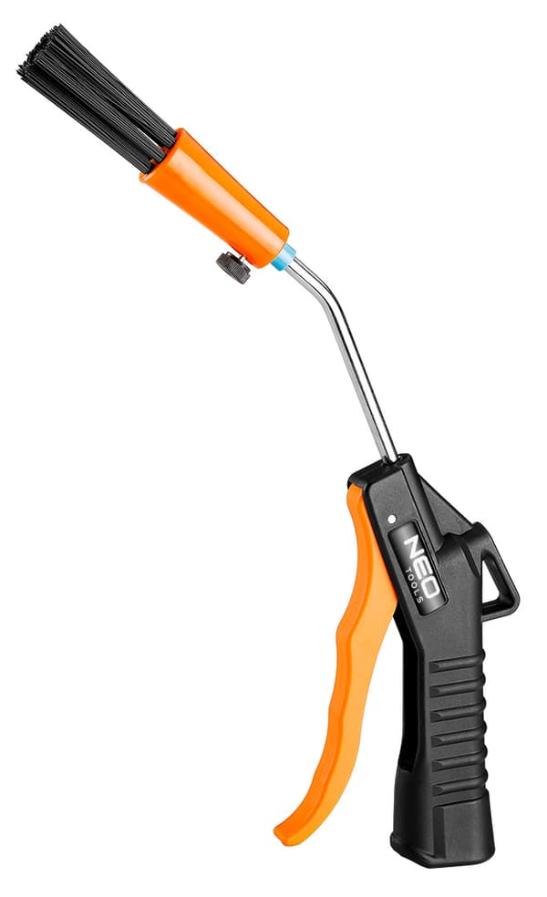 Blæsepistol med børste