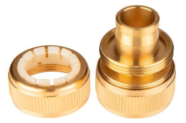 3/4" slangereparatør, messing
