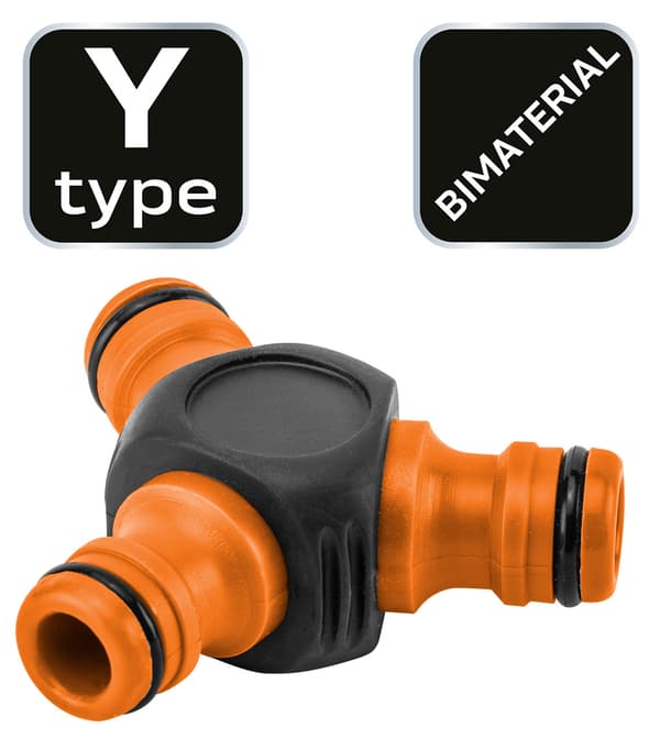 Y-type splitter, dobbelt materiale