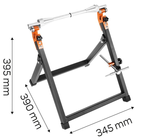 Statisk balancer til motorcykelhjul