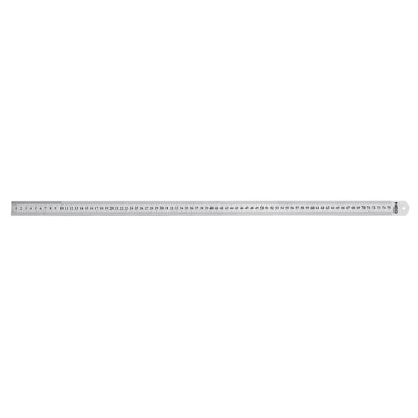 Lineal 75 cm, rustfrit stål