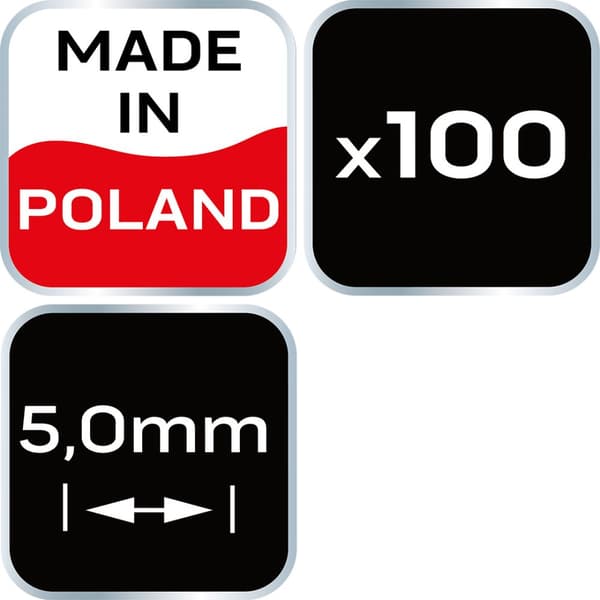 Afstandskryds 5,0 mm, 100 stk.