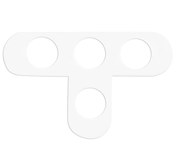 T afstandsstykker 10,0 mm, 30 stk.