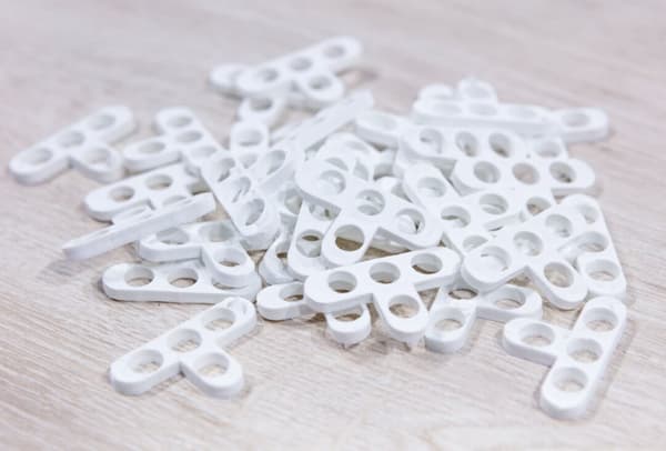 T afstandsstykker 10,0 mm, 30 stk.