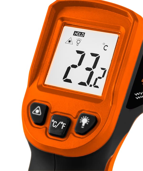 Pyrometer, temperaturestimeringsenhed (C-50~400, F-58~752)