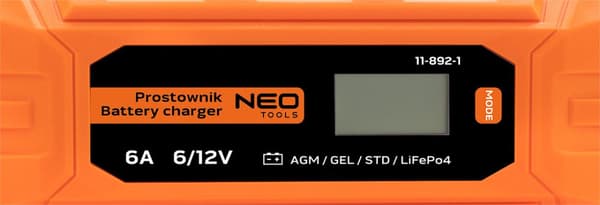Automaattilaturi 6A/100W, 3-150Ah, happo/AGM/GEEL-akuille