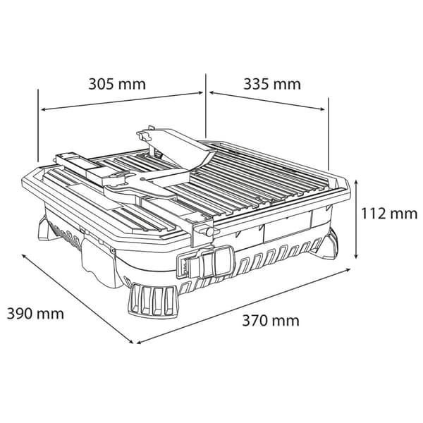Energi + 18V Kakelskärare, utan batteri