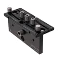 Miniatyrbillede 2 af 2: Træbearbejdnings Dowel Jig, Justerbar tykkelse 15-30,5 mm, inkluderer klemme,Sort Dowel Jig