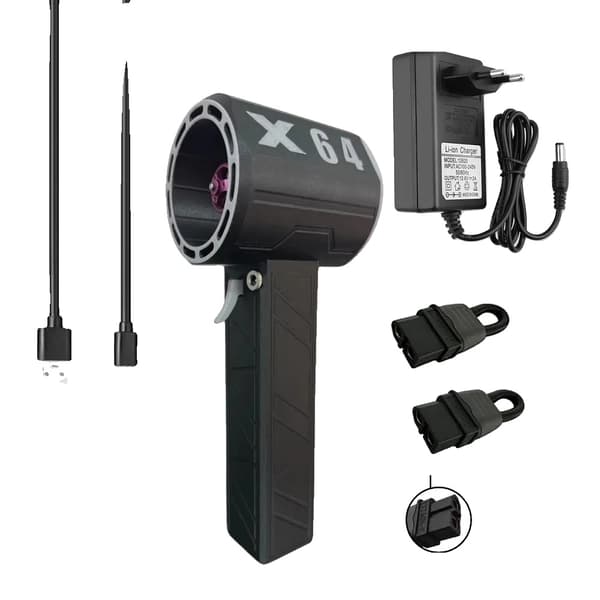 X64 Väkivaltainen Puhallin Käsikäyttöinen Turbo Jet -tuuletin, 1000W Teho, 1400G Työntövoima,A