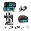 Miniatyrbillede 2 af 2: Børsteløs Håndholdt Elektrisk Trimmer, 6 Hastighedsindstillinger, 10000-30000RPM,Batteri 1