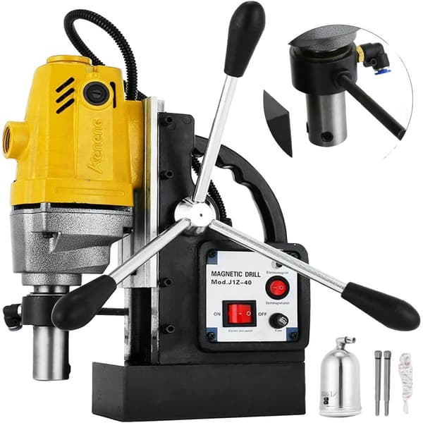 Magnetisk Boremaskine, 1100W Effekt, 1,57" Maksimal Boremål,MD40
