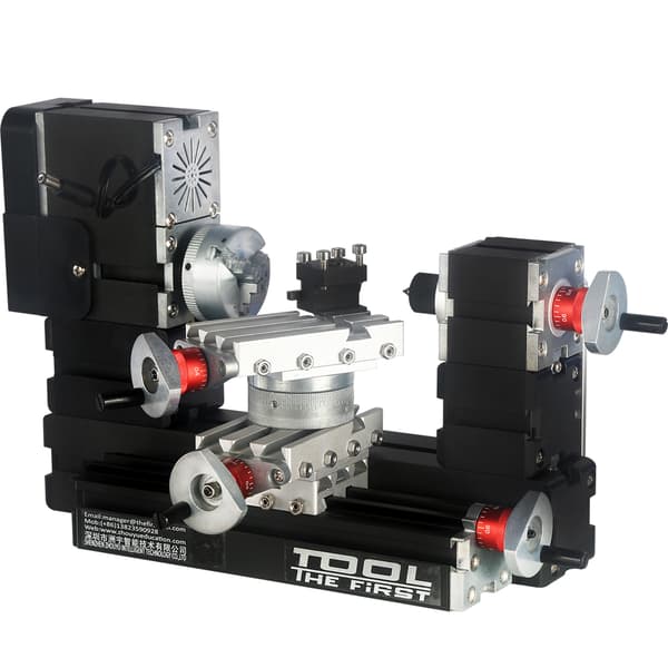 Mini Metallinen Kääntölaite, 12 000 RPM Moottori, 60W Teho, 100mm Maksimihalkaisija