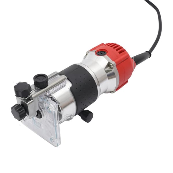 Elektrisk Kompakt Router, 800W Effekt, 30000 RPM Hastighed,Rød